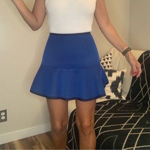 Joa Blue Mini Skirt